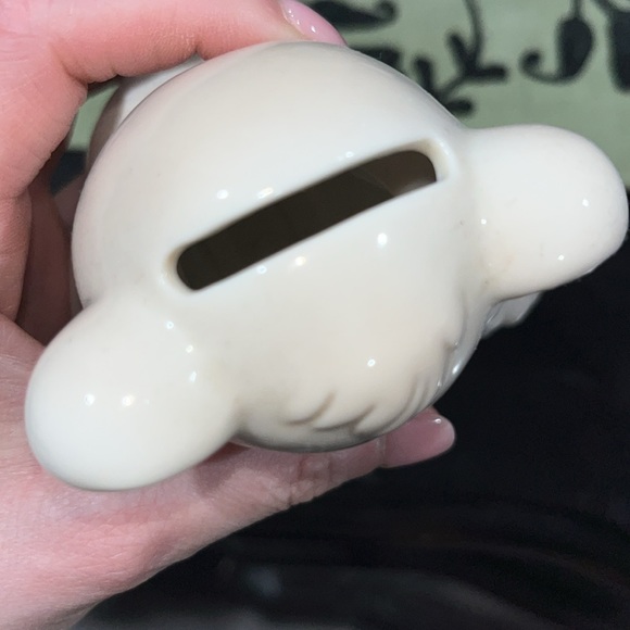 Precious moments small piggy bank April bear - Picture 3 of 4